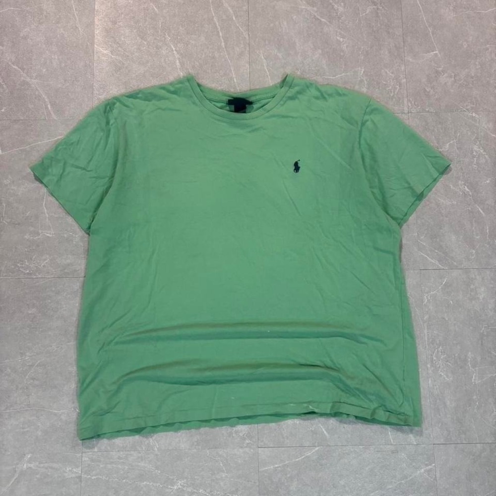 Vintage Polo Ralph Lauren green t-shirt Size L #preppy